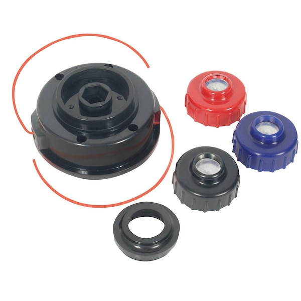 Commercial Tap-N-Go Trimmer Head (w/ 5/16" RH knob, 1/4" RH knob, and retainer) 9.35" x7.35" x2"